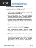 CSR Proposal Template | PDF | Corporate Social Responsibility | Trust Law