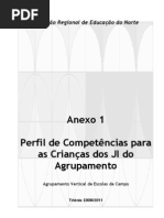 Anexo 1 Competências e Aprendizagens essenciais da Educação Pré-Escolar
