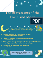 Movements of Earth Moon