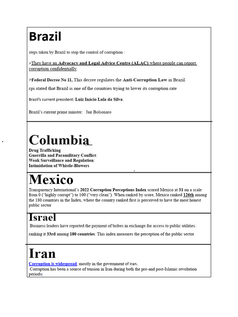Model United Nations | PDF | Corruption | Accountability