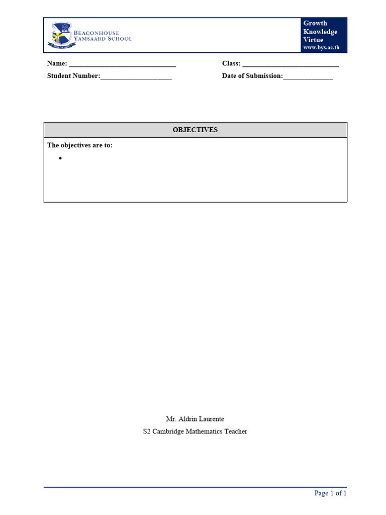 Worksheet format pdf
