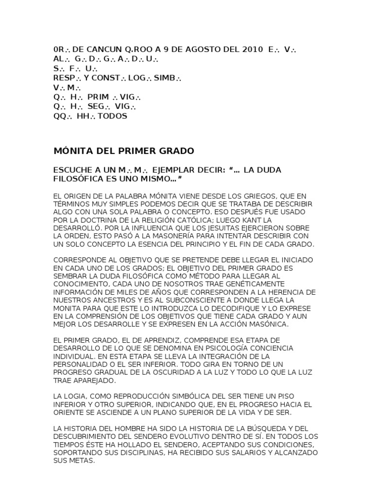Mónita Del Primer Grado PDF