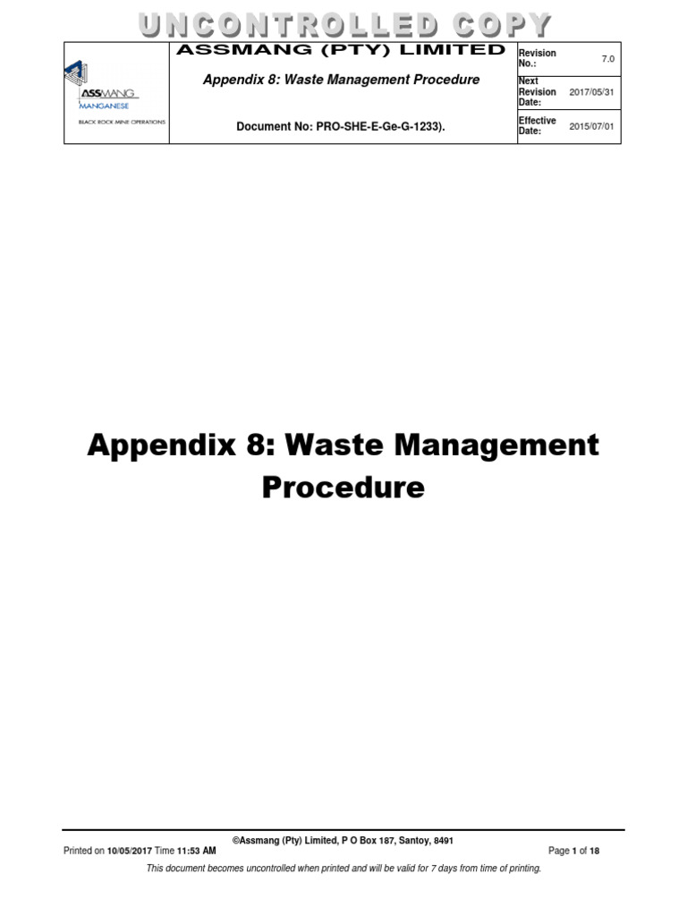 appendix-8-waste-management-procedure-pdf-waste-waste-management