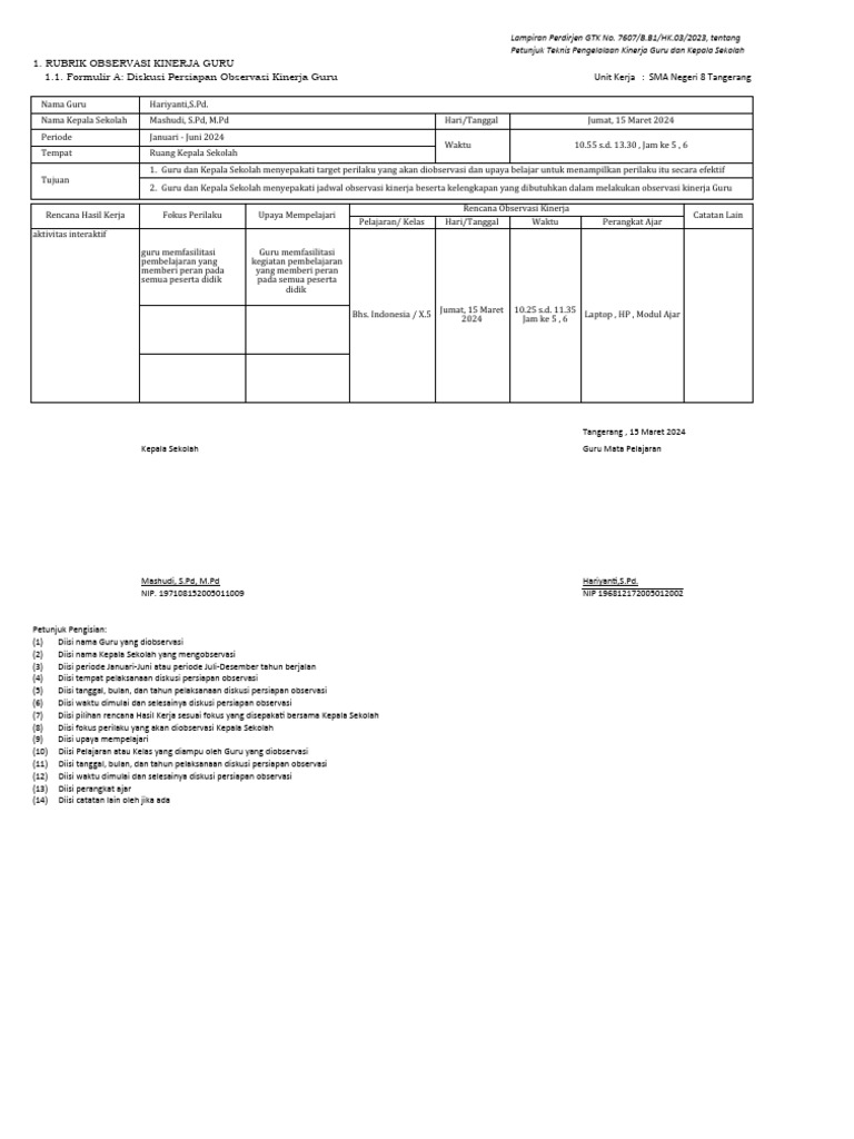 Form Penilaian PMM AB | PDF | Karier & Perkembangan