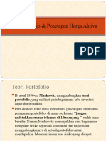 Kuliah 5. Teori Portofolio