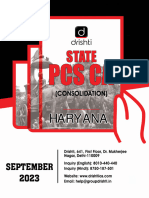 State PCS CA Consolidation (Haryana) September 2023