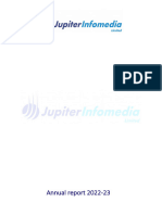 Jupiter Infomedia Annual Report 2022 2023