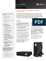 Liebert Ita2 Data Sheet English