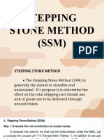 Stepping Stone Method (SSM)