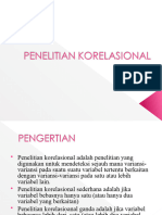 Penelitian Korelasional