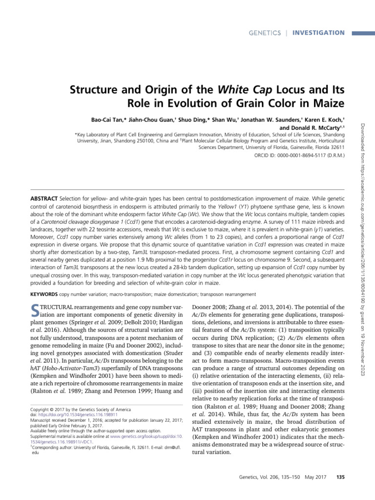 Genetics 0135 | PDF | Complementary Dna | Reverse Transcription ...
