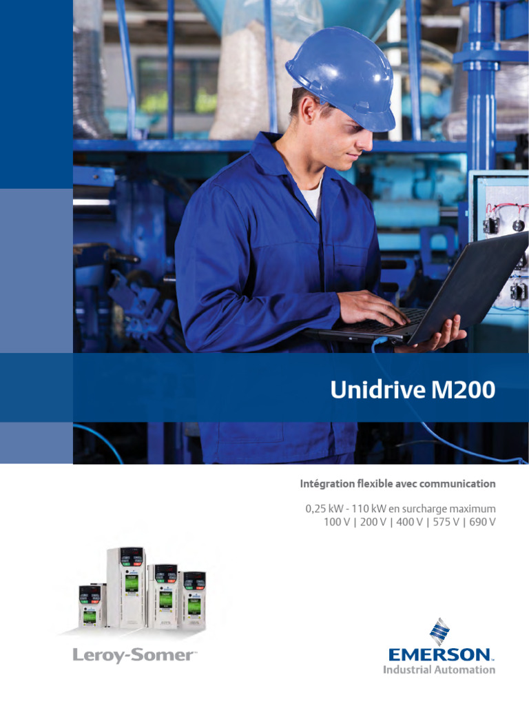 Variateur Unidrive M200 : Flexibilité et Performance | PDF
