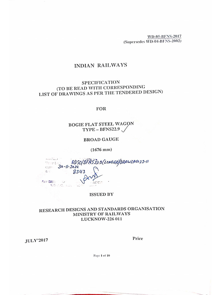 Bfns Specification | PDF