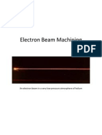 Electron Beam Machining