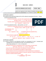 ÁCIDO-BASE, Soluciones Exámenes 2019-2022