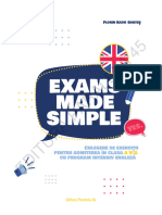 Exams Made Simple. Culegere de Exercitii - Clasa 5 - Program Intensiv Engleza - Florin Radu Bortes
