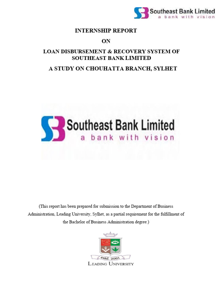 Loan Disbursement & Recovery at SEBL | PDF | Loans | Credit
