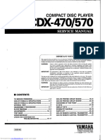 Yamaha CDX-470 Service Manual