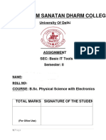 Basic It Tools Assignment Sem 2 PDF