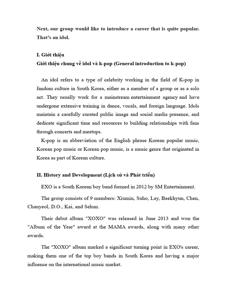 Exo is the best pdf entertainment popular music