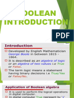 Boolean Introduction