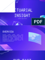 Portfolio Actuarial Insight