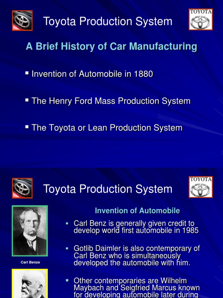 Toyota - Lean Production System | PDF | Lean Manufacturing | Car