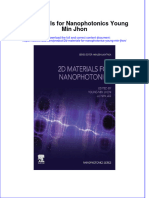 Textbook Ebook 2D Materials For Nanophotonics Young Min Jhon All Chapter PDF