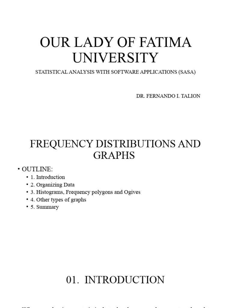Frequency Distributions and Graphs Guide | PDF | Histogram ...