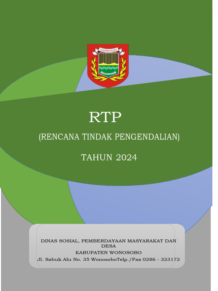 Rencana Tindak Pengendalian Dinas Sosial | PDF | Bisnis