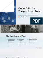 Onora ONeills Perspective On Trust