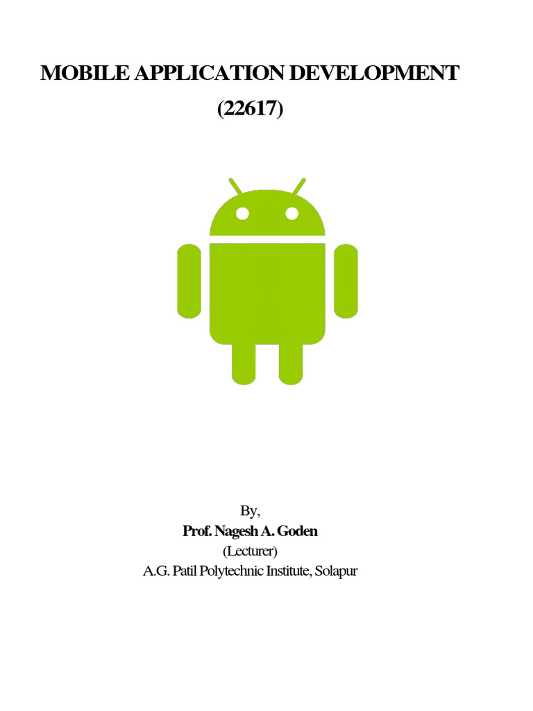UNIT 1 NOTES Android and It's Tools | PDF | Android (Operating System ...