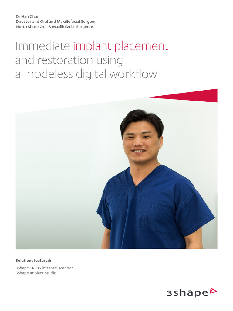 Immediate Implant Placement Workflow | PDF | Dental Implant | Dentistry