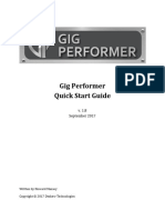 Gig Performer Quick Start Guide