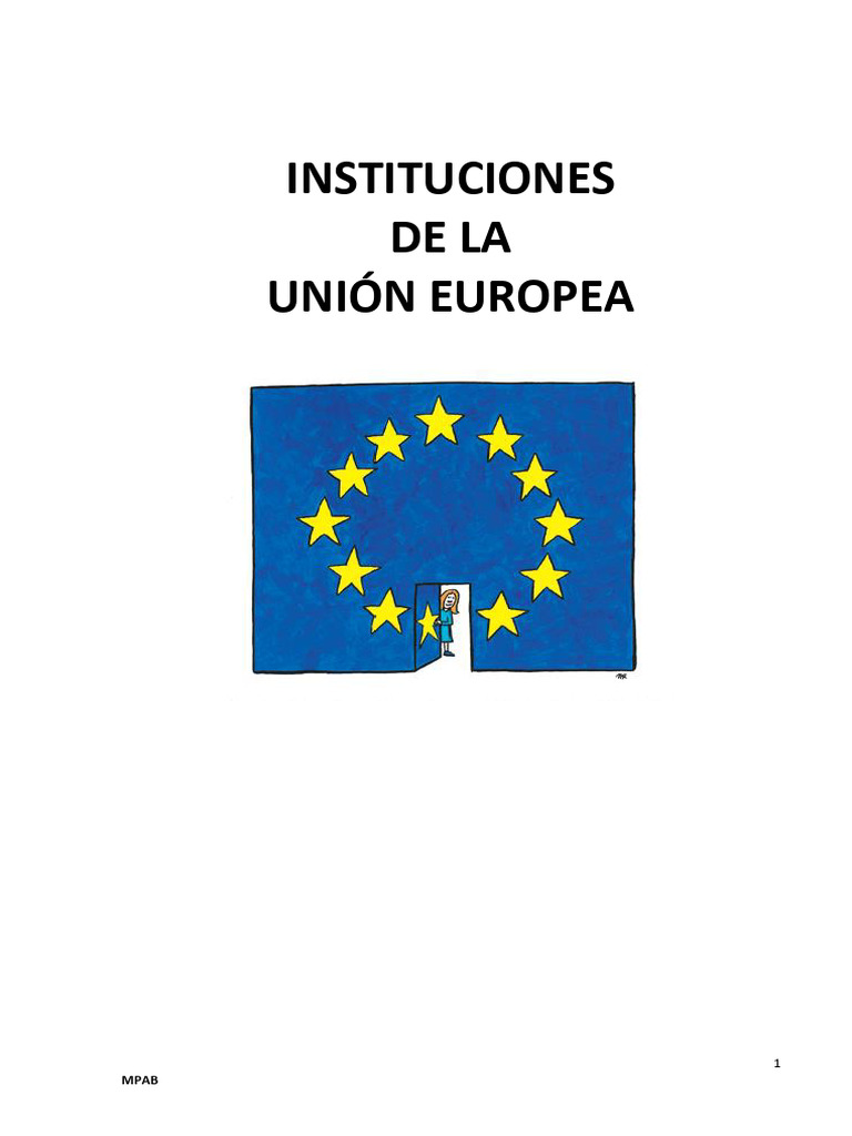 Instituciones de la Unión Europea | PDF | Política mundial | Parlamento ...