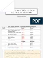 CASOS PRÁCTICOS DE NÓMINAS