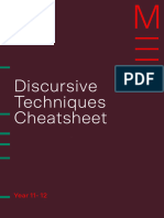 2020 Matrix Discursive Cheatsheet