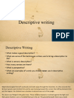 Descriptive Writing