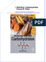 Textbook Ebook Molecular Nutrition Carbohydrates Vinood B Patel All Chapter PDF