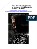 Textbook Ebook The Darkness Appeal Omegaverse The Sins of Darkness Duet Book 2 1St Edition A J Moran All Chapter PDF