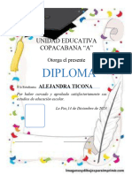 Ejemplos de Diploma