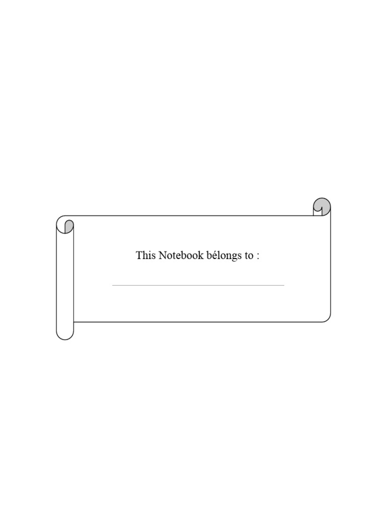 Notebook for Personal Notes | PDF