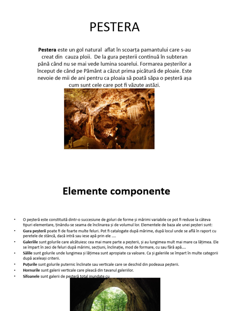 PESTERA | PDF