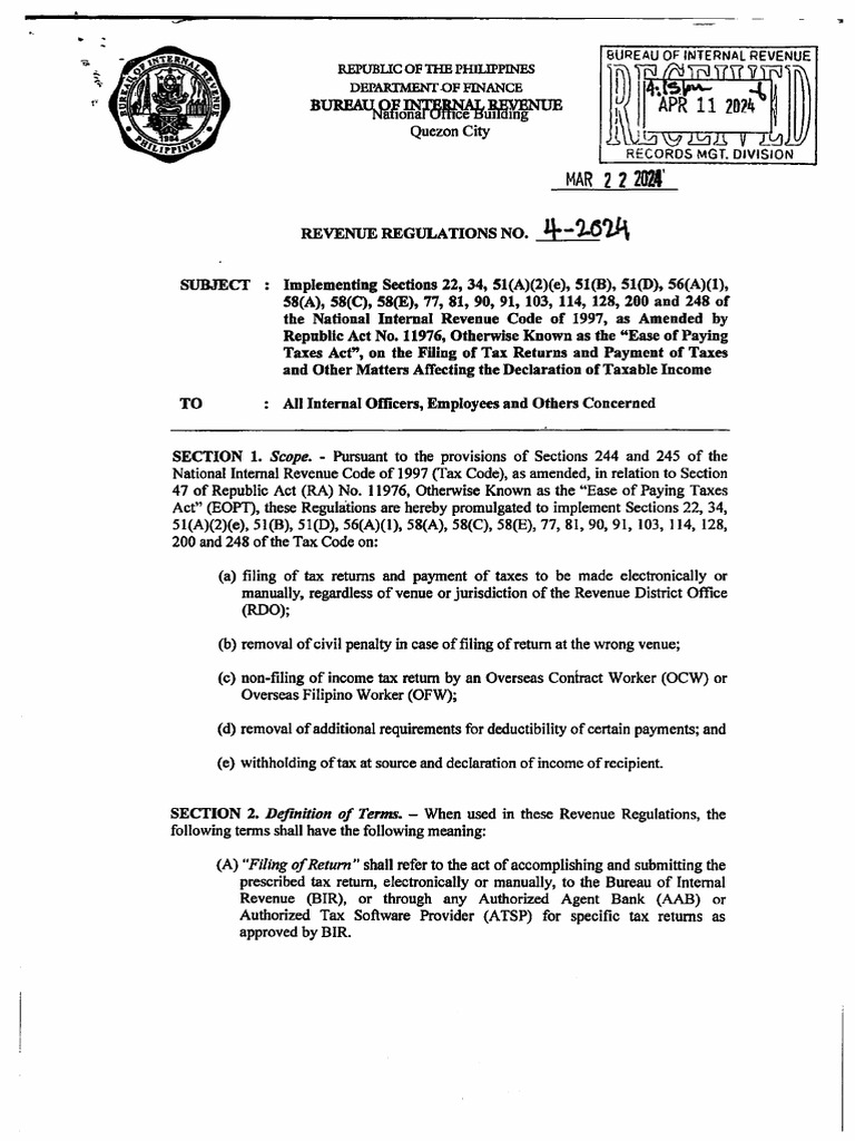 RR No.4 - 2024 | PDF
