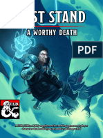 Last Stand A Worthy Death