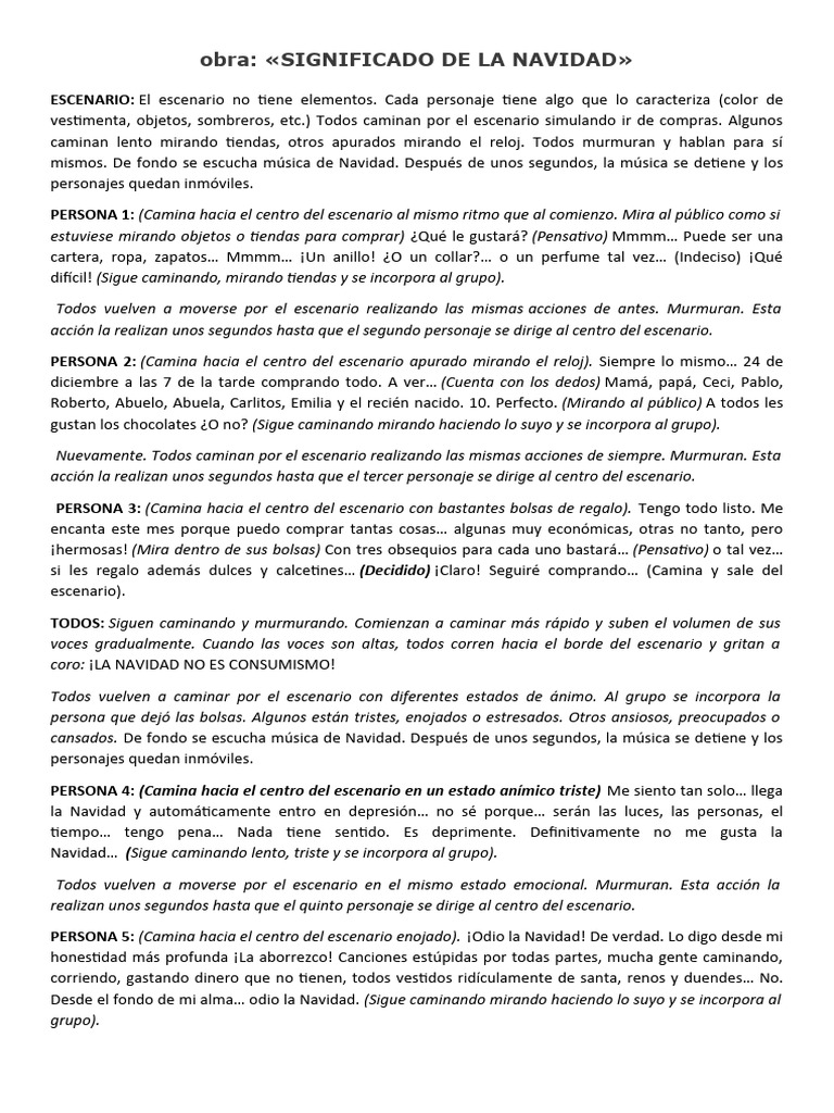 El Verdadero Significado de la Navidad | PDF | Amor