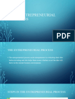 The Entrepreneurial Process