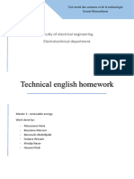 Technical English Homework.