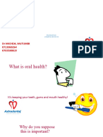Oral Health Talk Slide