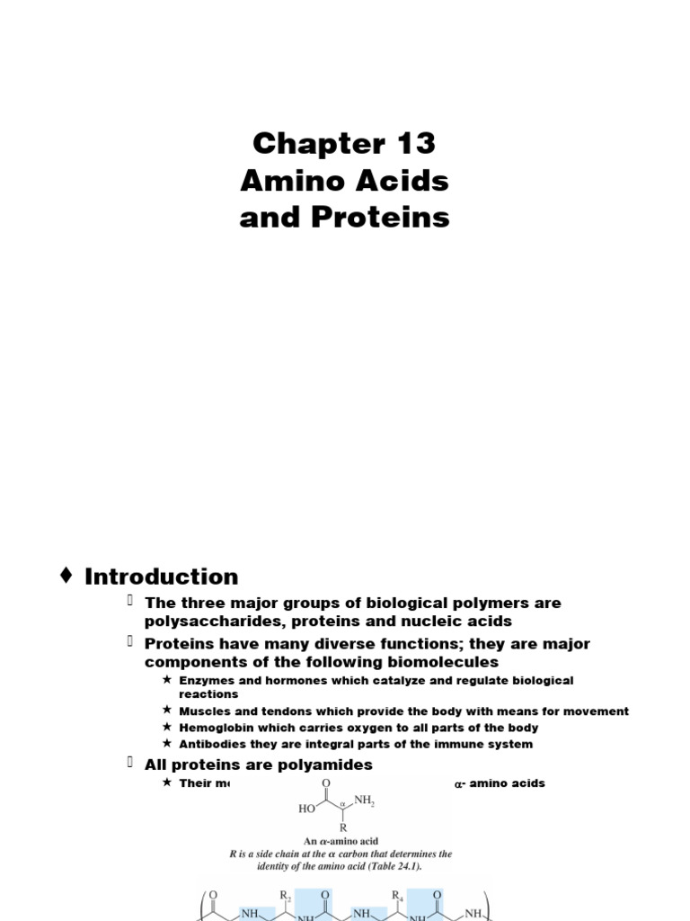Amino Acids and Protein Structures | PDF | Amino Acid | Protein Structure
